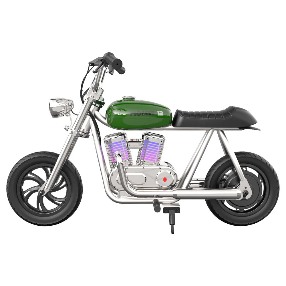 Hyper Gogo Pioneer 12 Plus Detská elektrická motorka s aplikáciou a Bluetooth – Zelená