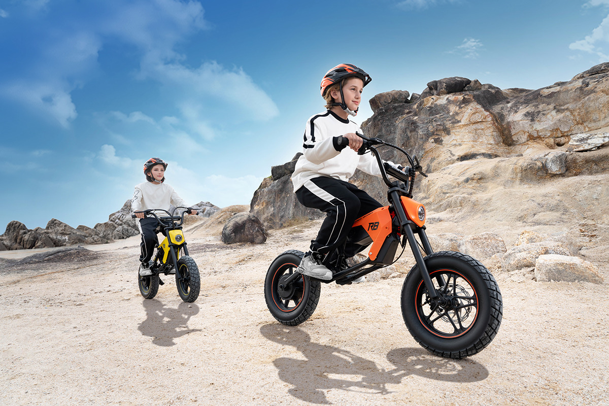 Hyper Gogo R8 Detská elektrická motorka (Superšport) – 12" kolesá, oranžová