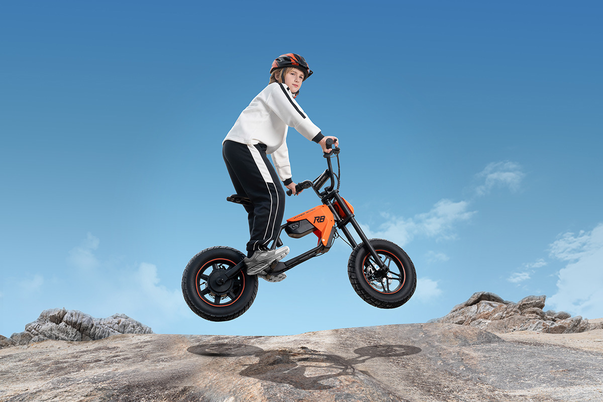 Hyper Gogo R8 Detská elektrická motorka (Superšport) – 12" kolesá, oranžová