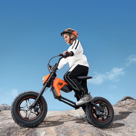 Hyper Gogo R8 Detská elektrická motorka (Superšport) – 12" kolesá, oranžová