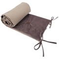 EKO Mantinel do postieľky bavlnený Velvet Dark Pink 360cm