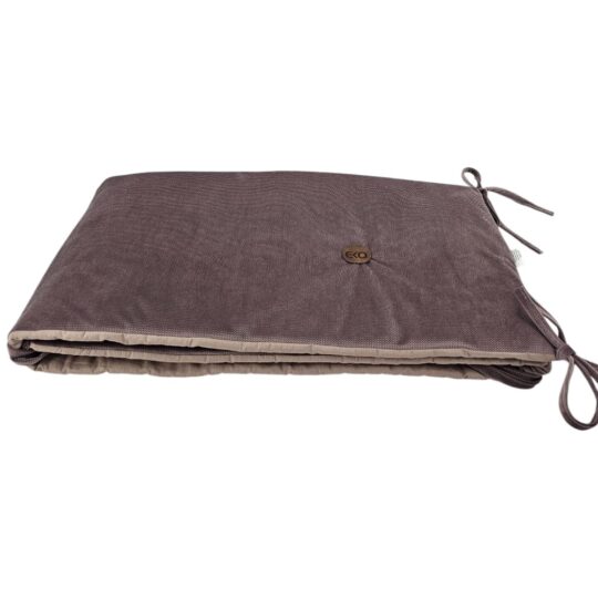 EKO Mantinel do postieľky bavlnený Velvet Dark Pink 360cm