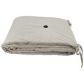 EKO Mantinel do postieľky bavlnený Velvet Light Beige 180cm