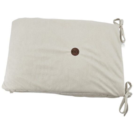 EKO Mantinel do postieľky bavlnený Velvet Light Beige 180cm