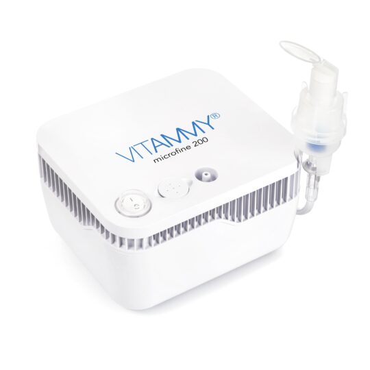 VITAMMY MICROFINE 200 Domáci kompresorový inhalátor (MMAD 3,16 µm, tichý a kompaktný)