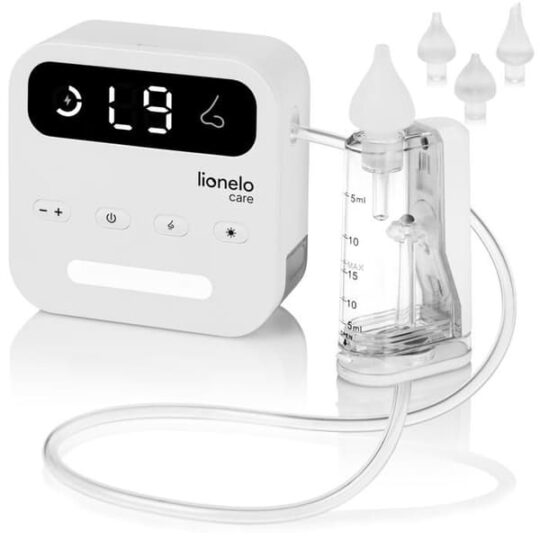LIONELO Odsávačka hlienov bezdrôtová Baby Air Flow