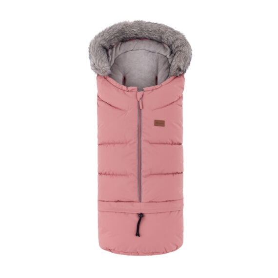 PETITE&MARS Set zimný fusak Arctic 4v1 + rukavice na kočík Fjora Old Rose