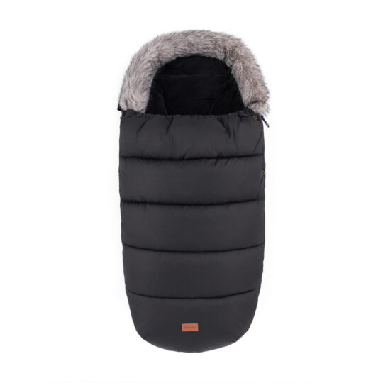 PETITE&MARS Set zimný fusak Comfy 4v1 + rukavice na kočík Fjora Forever Black