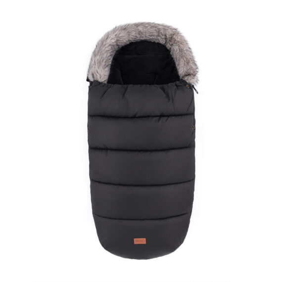 PETITE&MARS Set zimný fusak Comfy 4v1 + rukavice na kočík Fjora Forever Black