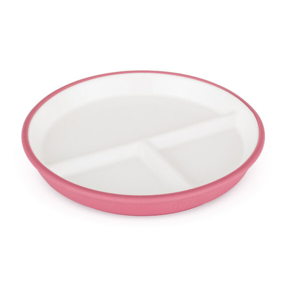 PETITE&MARS Tanier keramický so silikonovým obalom Candy Pink