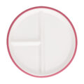PETITE&MARS Tanier keramický so silikonovým obalom Candy Pink