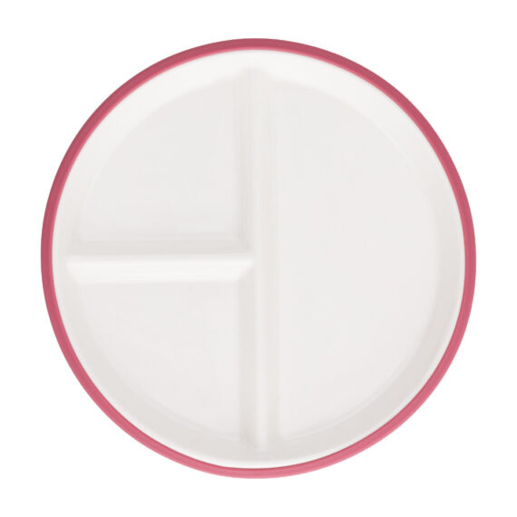 PETITE&MARS Tanier keramický so silikonovým obalom Candy Pink