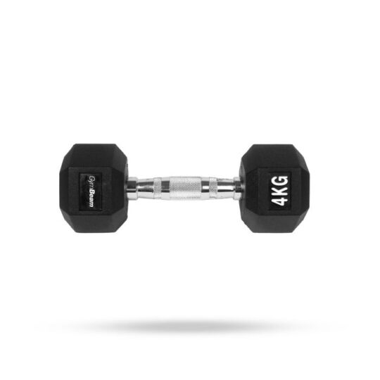 Hexagonal Dumbbell  white - GymBeam