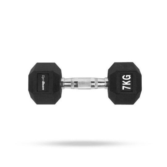 Hexagonal Dumbbell  white - GymBeam