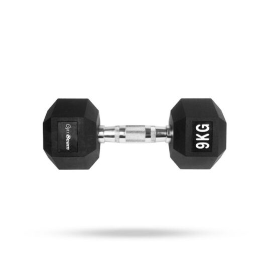 Hexagonal Dumbbell  white - GymBeam