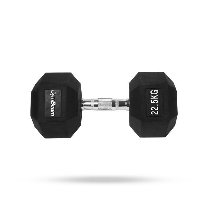 Hexagonal Dumbbell  white - GymBeam