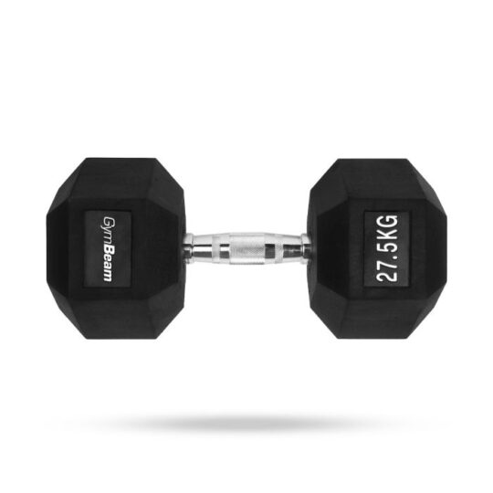 Hexagonal Dumbbell  white - GymBeam