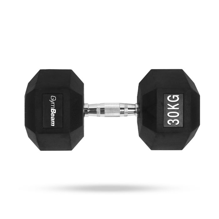 Hexagonal Dumbbell  white - GymBeam