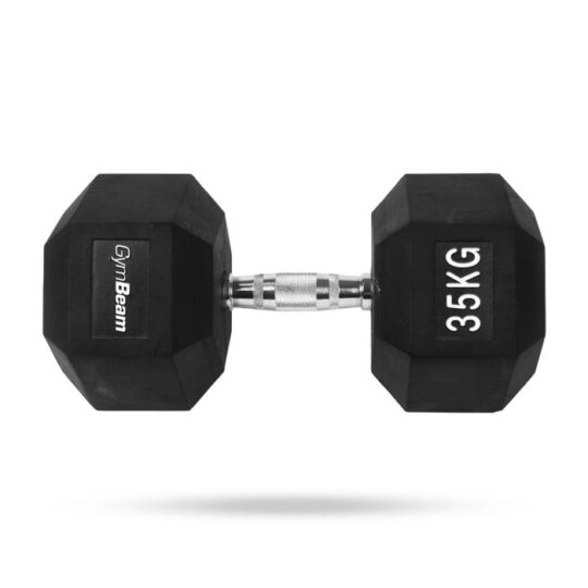 Hexagonal Dumbbell  white - GymBeam