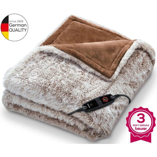 Vyhrievacia deka BEURER HD 92 Arctic Brown