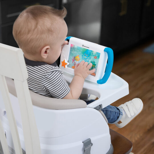 BABY EINSTEIN Tablet so zvukmi, hudbou a svetlami Sea Dreams modrý, 0m+