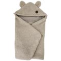 EKO Fusak do autosedacky buclé s bavlnou Dark Beige 110x100cm