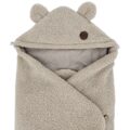 EKO Fusak do autosedacky buclé s bavlnou Dark Beige 110x100cm