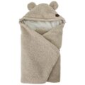 EKO Fusak do autosedacky buclé s bavlnou Light Beige 110x100cm