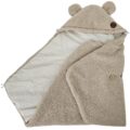 EKO Fusak do autosedacky buclé s bavlnou Light Beige 110x100cm