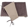 EKO Mantinel do postieľky bavlnený Velvet Dark Pink 180cm