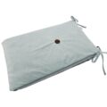 EKO Mantinel do postieľky bavlnený Velvet Olive Green 180cm
