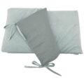 EKO Mantinel do postieľky bavlnený Velvet Olive Green 360cm