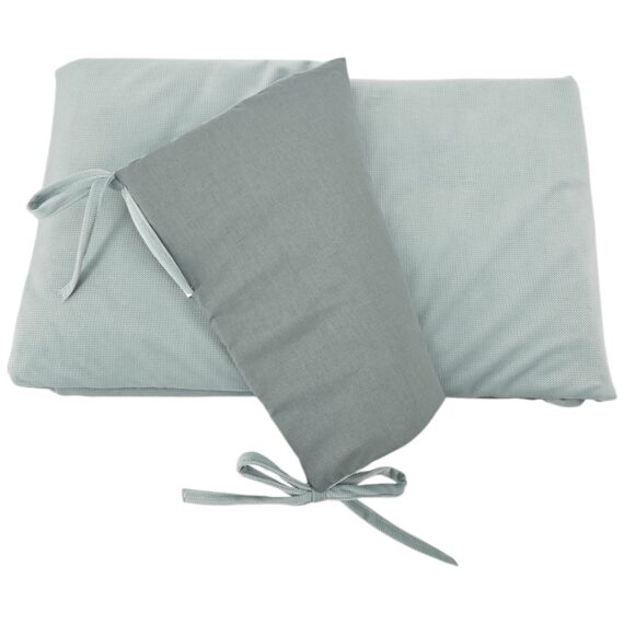 EKO Mantinel do postieľky bavlnený Velvet Olive Green 360cm