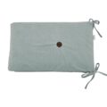 EKO Mantinel do postieľky bavlnený Velvet Olive Green 360cm