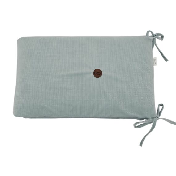 EKO Mantinel do postieľky bavlnený Velvet Olive Green 360cm
