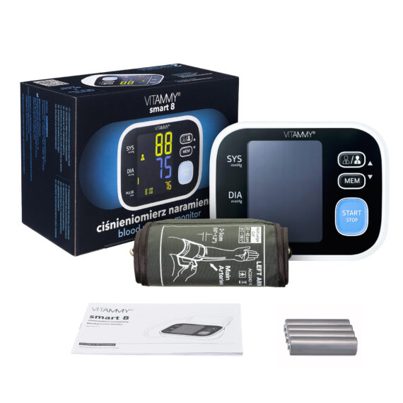 VITAMMY SMART 8 Automatický ramenný tlakomer (detekcia arytmie, pamäť 2× 60)