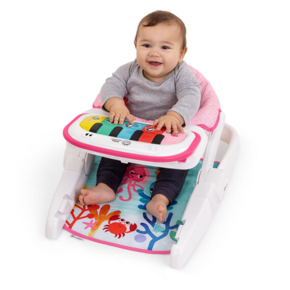 BABY EINSTEIN Sedák interaktívny 4v1 Tappin' Tunes™ Learn-to-Sit™, 4m+