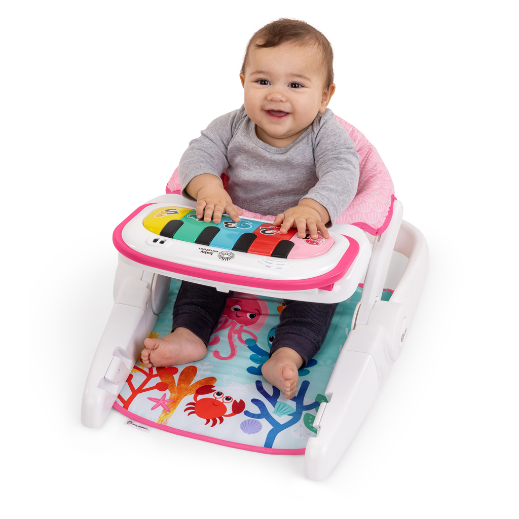 BABY EINSTEIN Sedák interaktívny 4v1 Tappin' Tunes™ Learn-to-Sit™, 4m+
