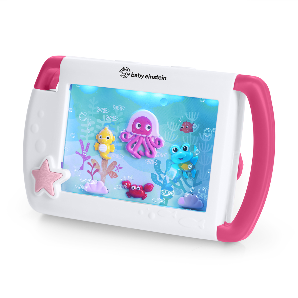 BABY EINSTEIN Tablet so zvukmi, hudbou a svetlami Sea Dreams ružový, 0m+