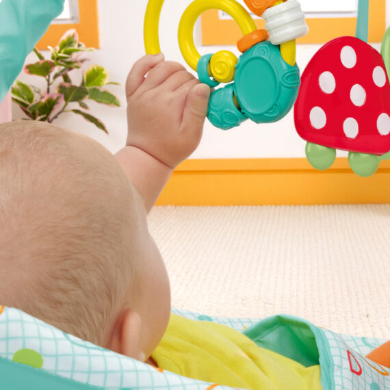 BRIGHT STARTS Lehátko s hračkami Colorful Confetti™ Bouncer, 0m+