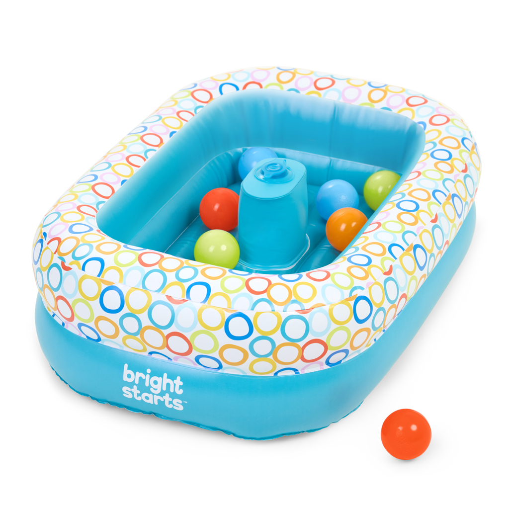 BRIGHT STARTS Vanička a bazén s loptičkami Bathe & Giggle™ 2 v 1, 6m+