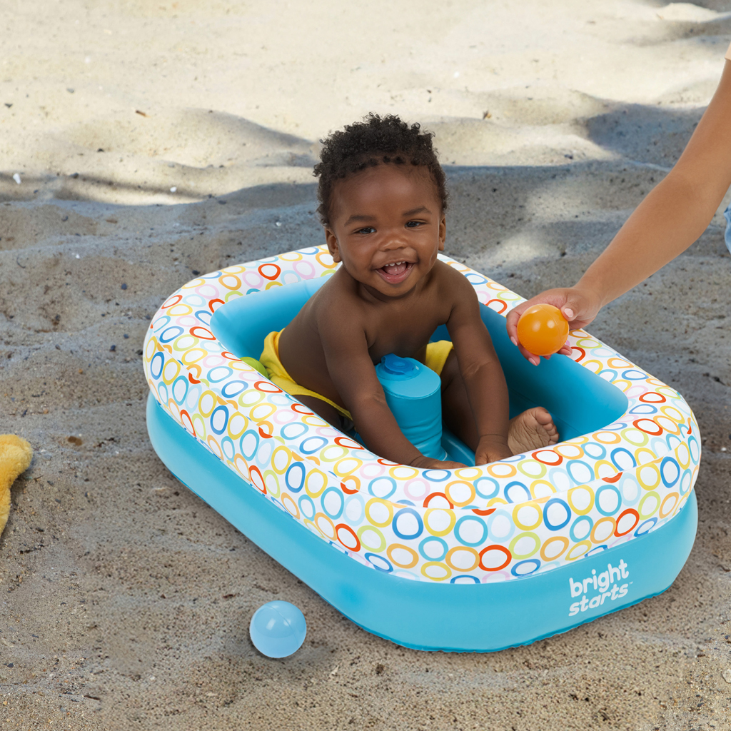 BRIGHT STARTS Vanička a bazén s loptičkami Bathe & Giggle™ 2 v 1, 6m+