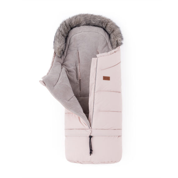 PETITE&MARS Set zimný fusak Arctic 4v1 + rukavice na kočík Fjora Rose Petal