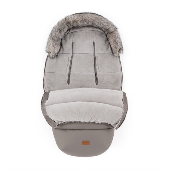 PETITE&MARS Set zimný fusak Comfy 4v1 + rukavice na kočík Fjora Mocha Mousse