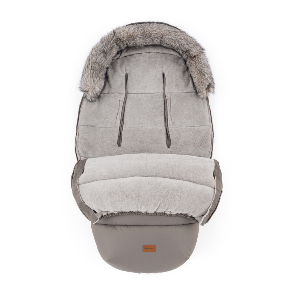 PETITE&MARS Set zimný fusak Comfy 4v1 + rukavice na kočík Fjora Mocha Mousse