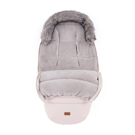 PETITE&MARS Set zimný fusak Comfy 4v1 + rukavice na kočík Fjora Rose Petal