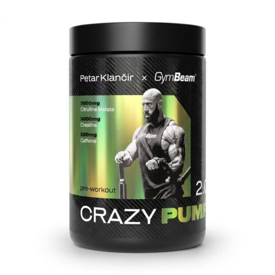 Predtréningový stimulant Crazy Pump 2.0 - GymBeam